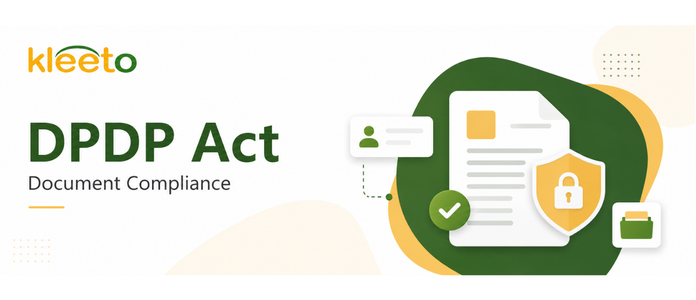 DPDP Act India document management and data privacy compliance for businesses